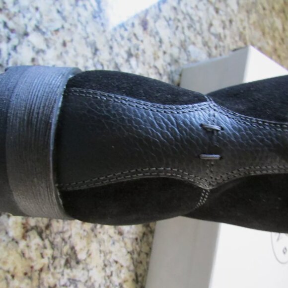 BRAND NEW STEVE MADDEN BLACK LEATHER BOOTS MENS main image 8